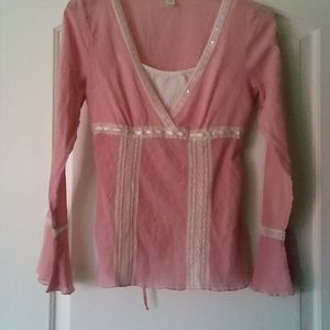 Maurices (large) long bell sleeve top